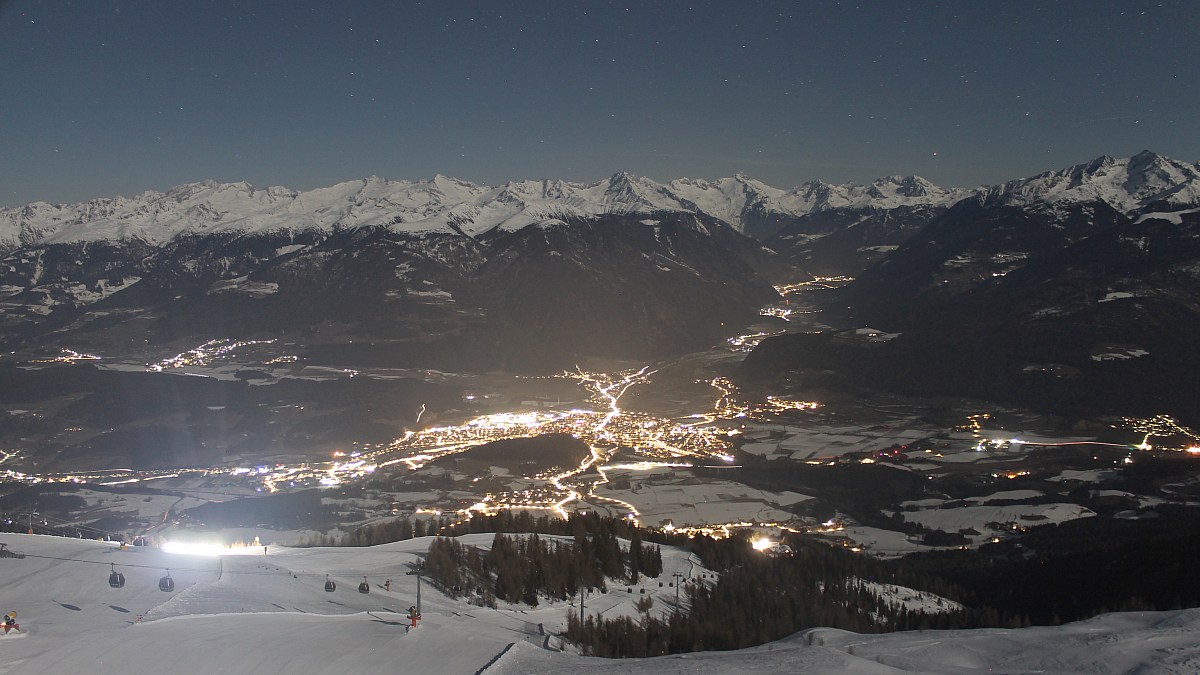 Kronplatz - Bruneck / Pustertal - Blick nach Norden über das Tauferer ...